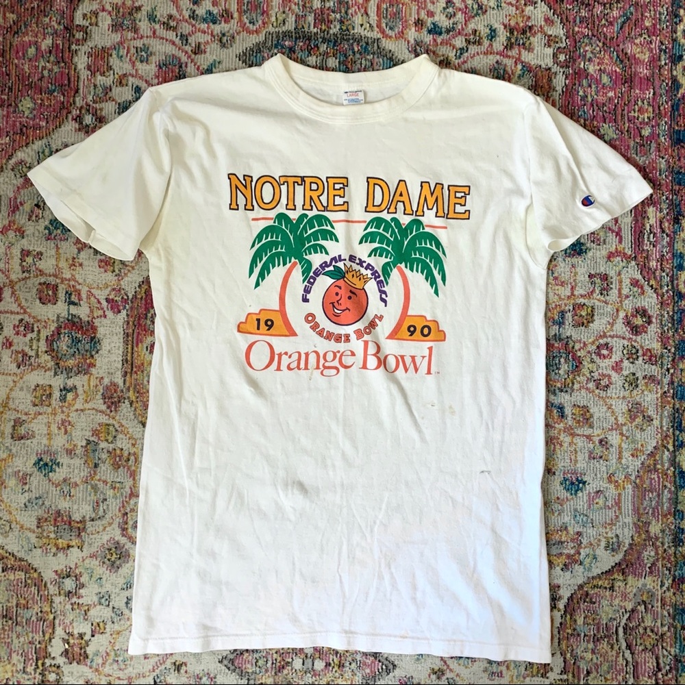 Vintage 1990 Champion Orange Bowl T-Shirt